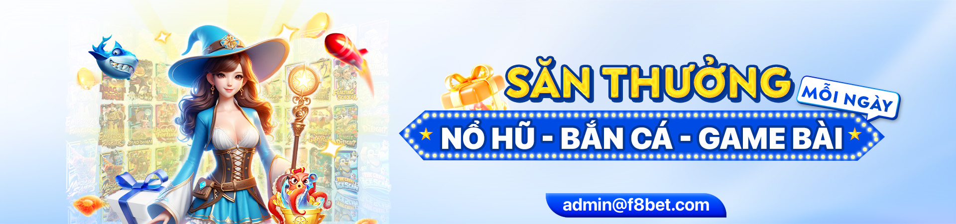 f8bet banner săn điểm thưởng bắn cá nổ hũ mỗi ngày